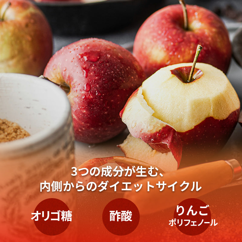 【スリムお試し30日分】定期便一般｜初回980円、2回目以降3480円(税抜) 酢檎夢